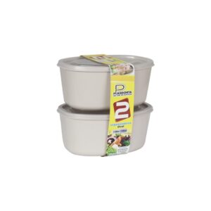 2 Org. Oval color com tampa branca