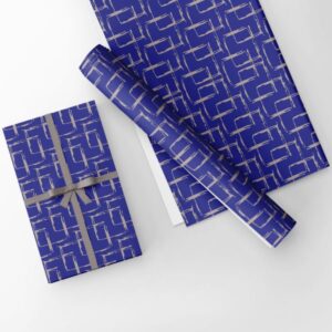 Papel de Presente Blue 40CM Média