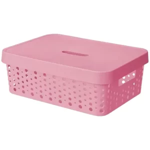 Cesto 20L c/ Tampa Rose