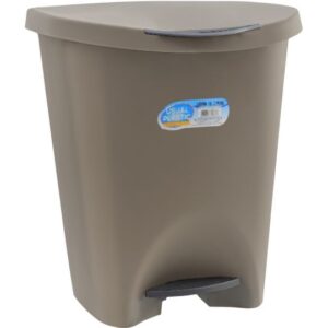 Lixeira 15L com Pedal Cinza