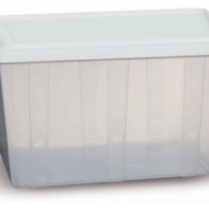 Organizador 35L Transl. com Tampa Branca